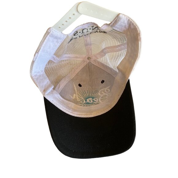 Beach Whisky Black Mesh Back Adjustable Hat Cap - Picture 6 of 7